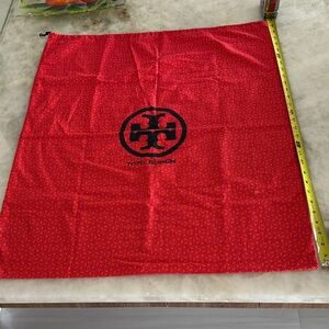 Tory Burch original dust bag. New with defects. Orange and Pink XL